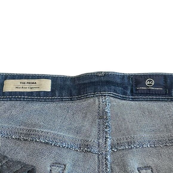 AG The Prima Mid-Rise Cigarette Skinny Jeans Sz 29R - Picture 2 of 10
